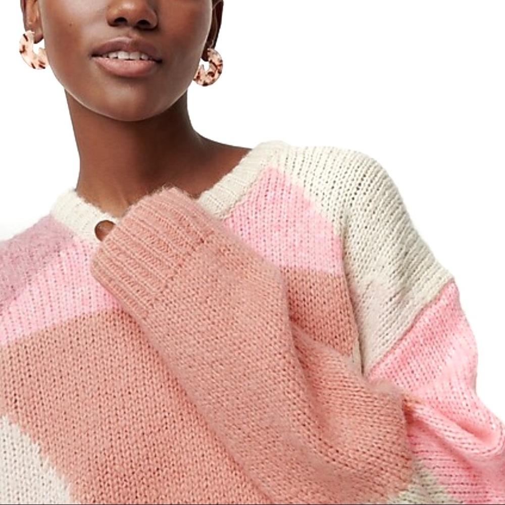 J Crew Colorblock Sweater - Picture 5 of 6